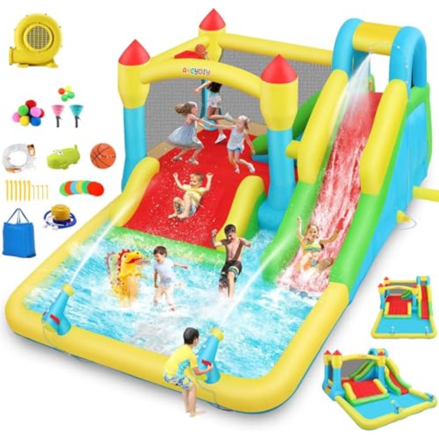 Kids Outdoor Bounce House - Outdoor/Indoor inflatable water bounce house for