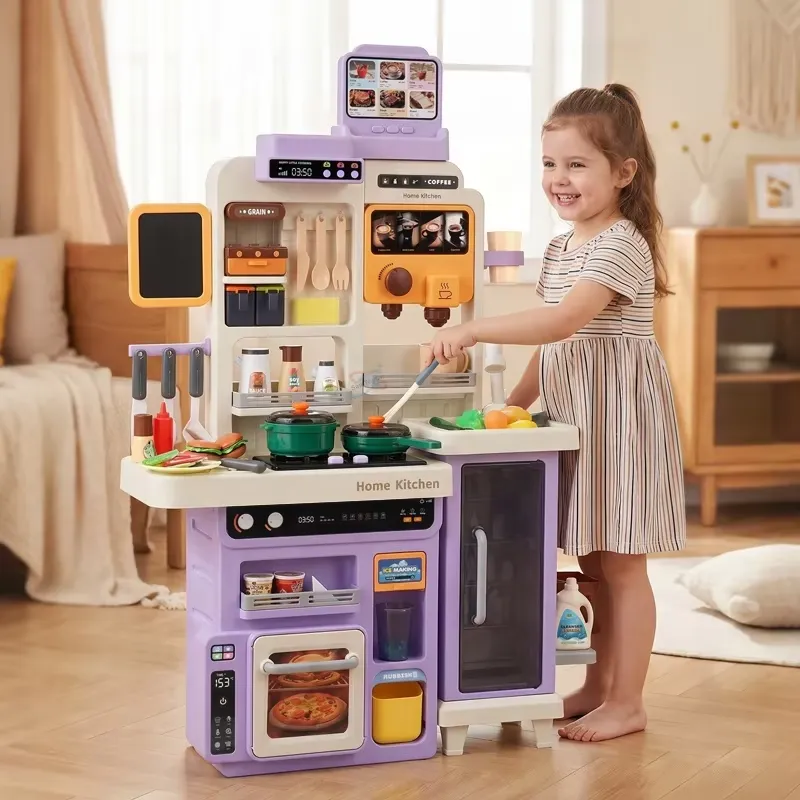 Kids Outdoor Mud Kitchen Accessories - 90cm Large Pretend Play Kitchen Set