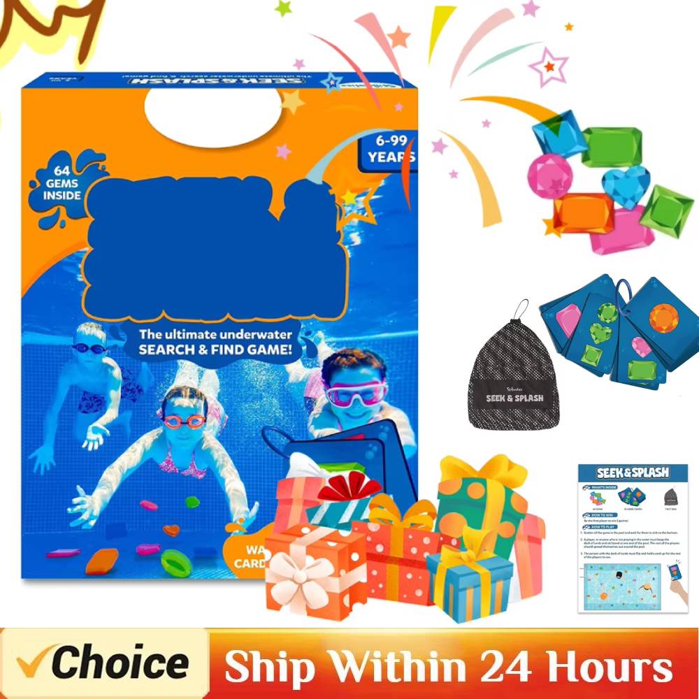 Kids Outdoor Learning Activities - 1set Educational Underwater Colorful Gem Pool