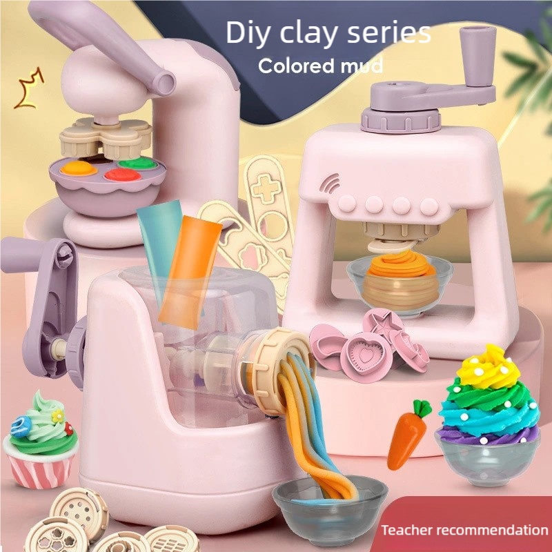 Kids Outdoor Mud Kitchen Accessories - Toddler DIY Clay Craft Set, Noodle