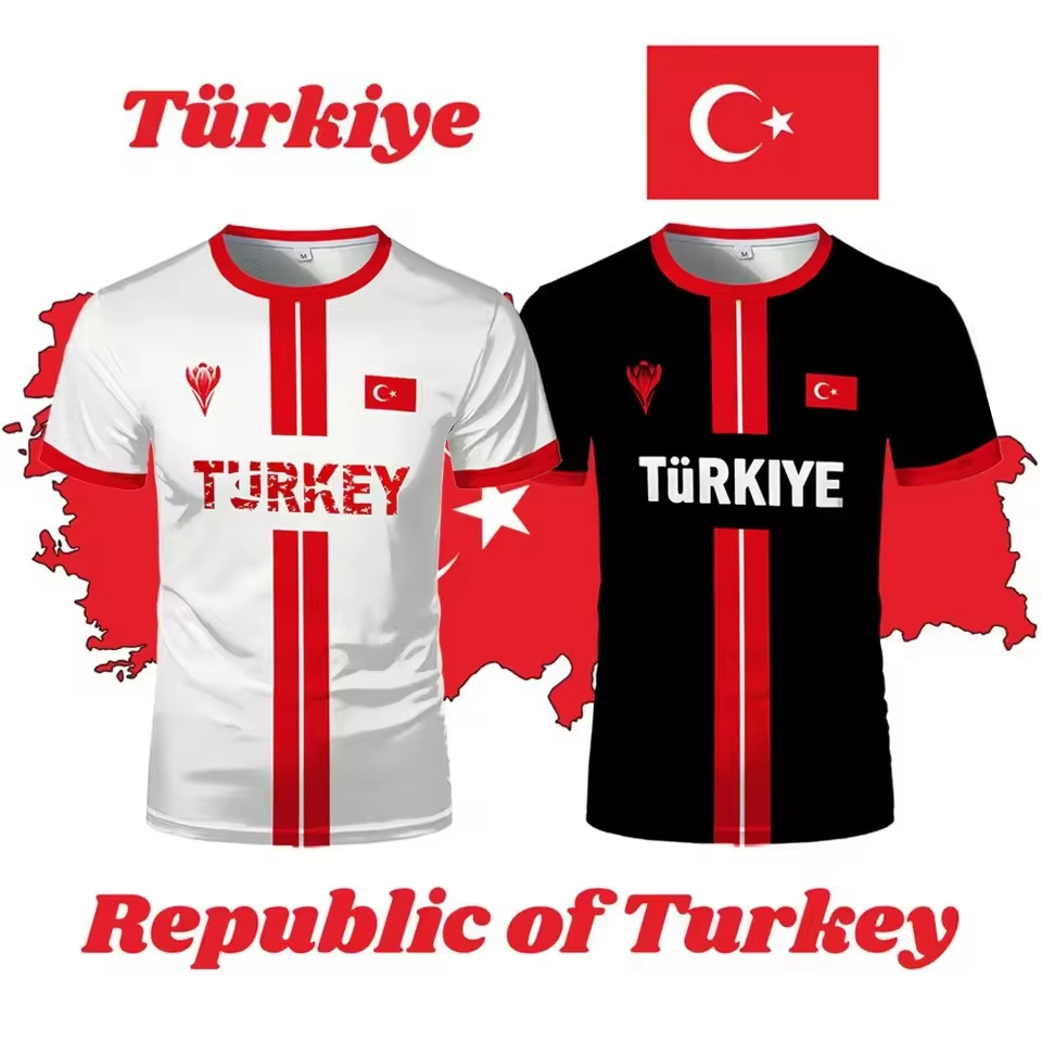 Kids Outdoor Fort - TURKIYE Flag 3D Print Sport Quick-dry