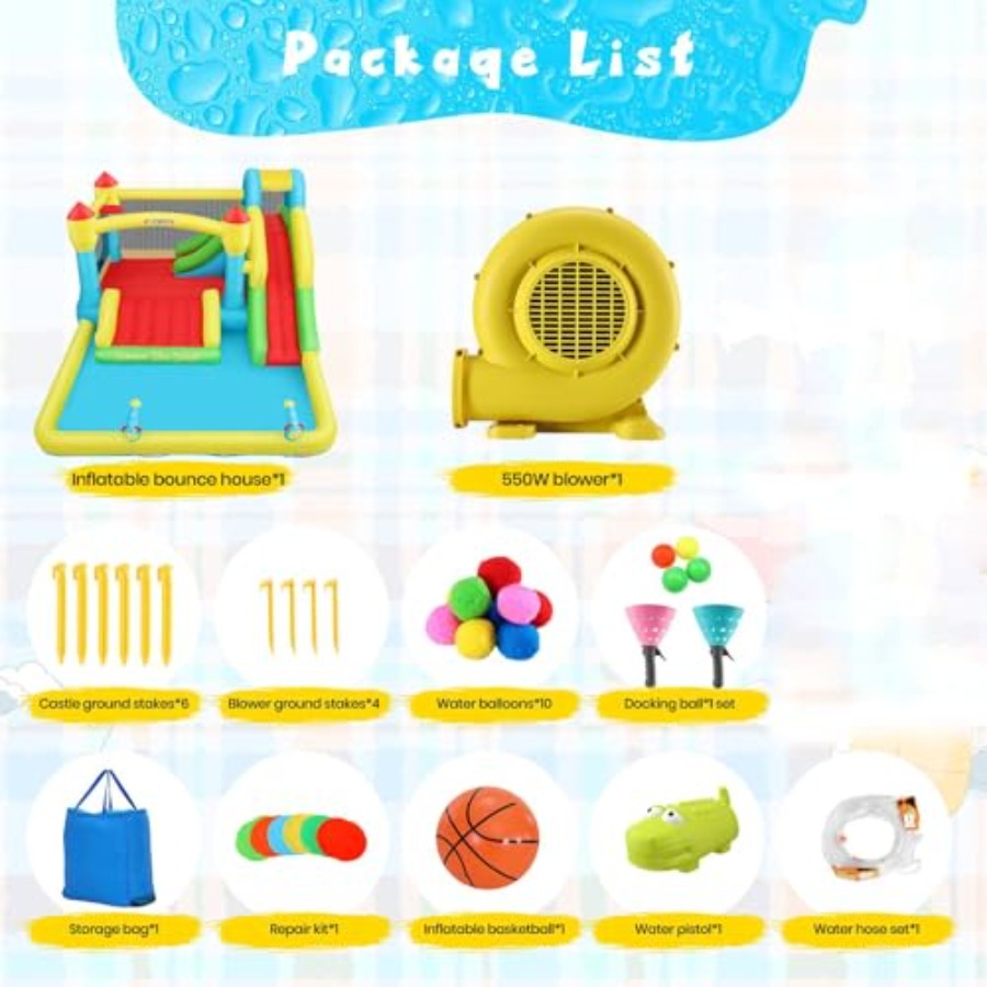 Outdoor/Indoor inflatable wate - Kids Outdoor Bounce House 评论和价格