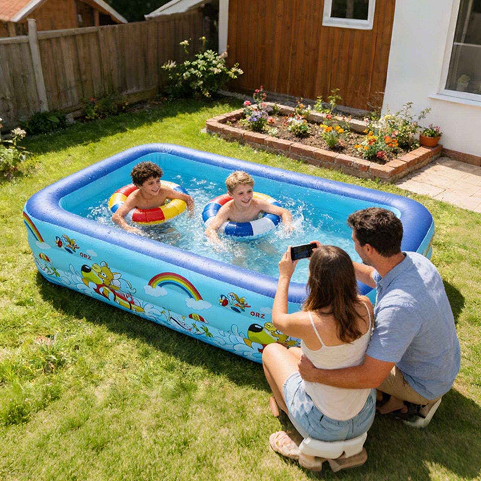 Children Swimming Pool Inflata - Kids Outdoor Garden Toys 评论和价格