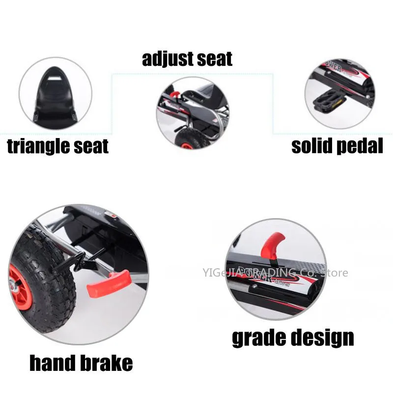 4 wheel kids go kart, pedal-po - Go Kart Pedal Kids 评论和价格