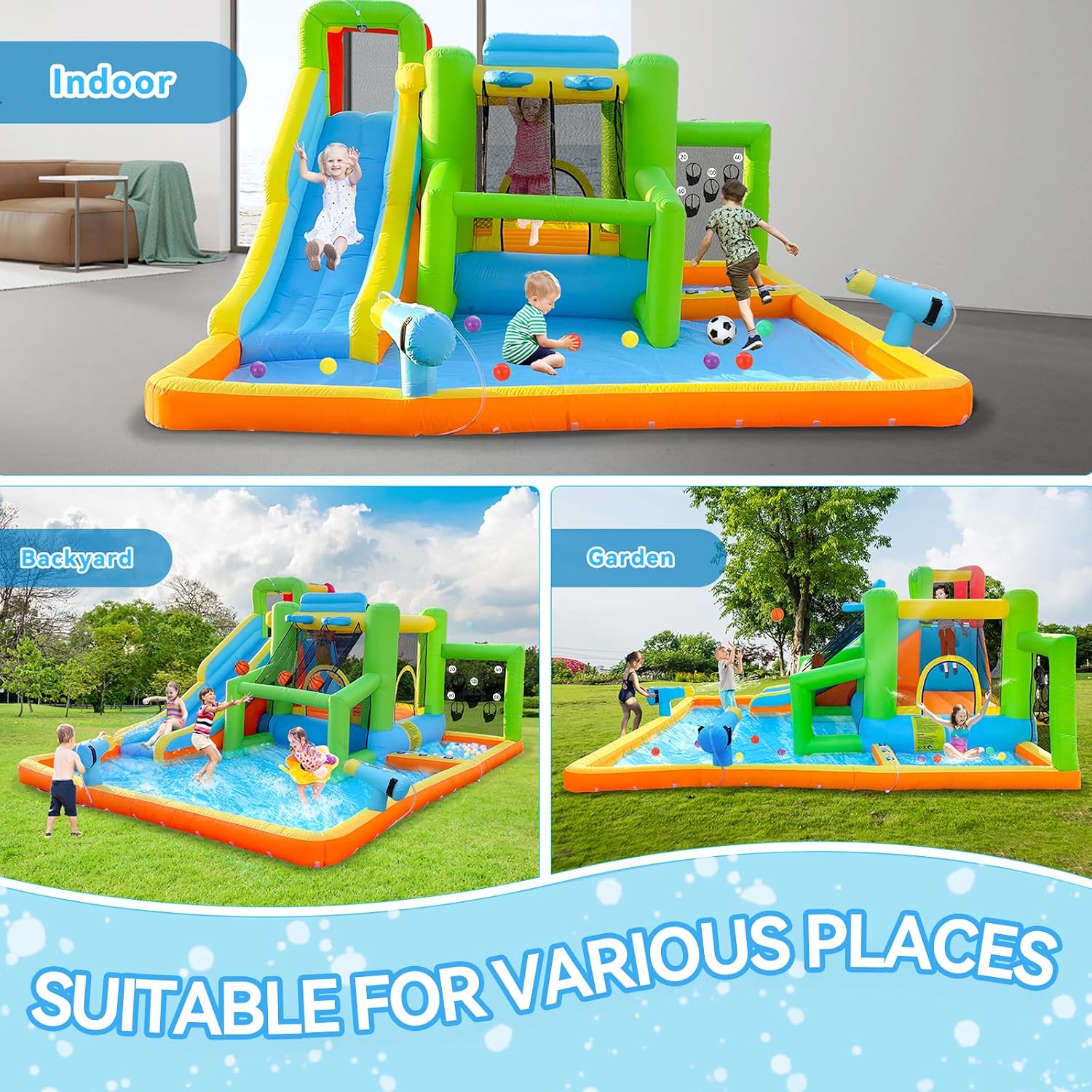 FBSPORT Inflatable Bounce Hous - Kids Outdoor Bounce House 评论和价格