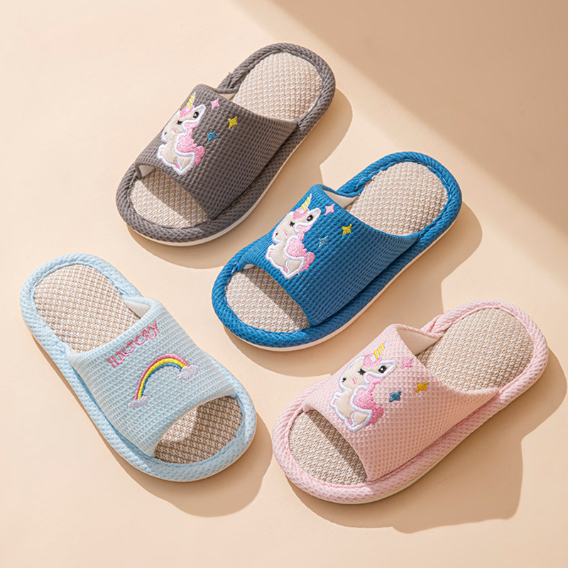 Hemp Cartoon Slippers Children - Kids Outdoor Obstacle Course 评论和价格