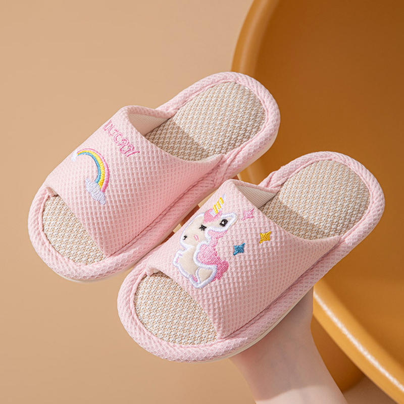 Hemp Cartoon Slippers Children - Kids Outdoor Obstacle Course 评论和价格