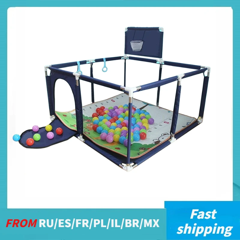 Square Baby Playpen Toddler Ba - Kids Outdoor Obstacle Course 评论和价格