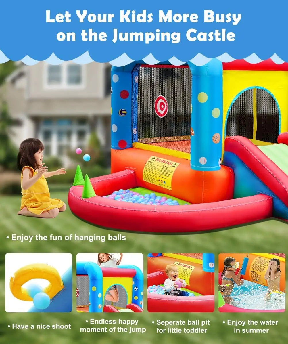 Step4Fun Inflatable Bounce Hou - Kids Outdoor Bounce House 评论和价格