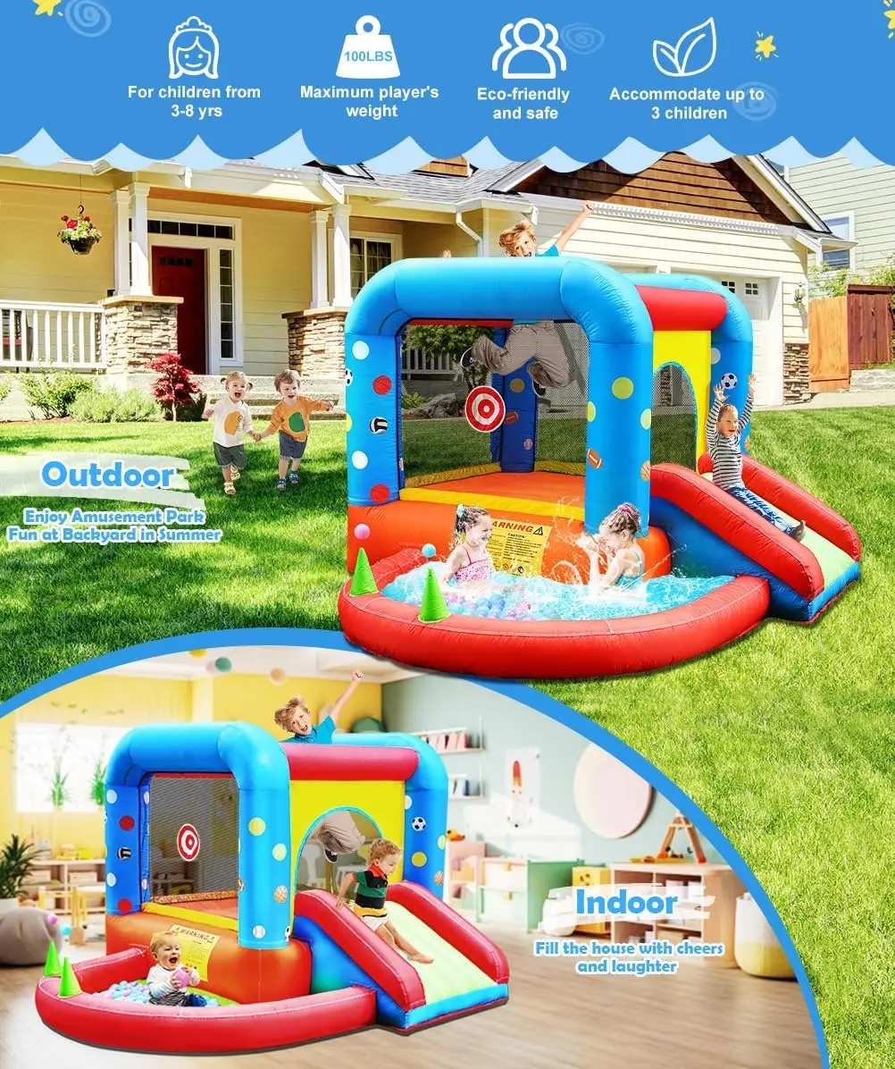 Step4Fun Inflatable Bounce Hou - Kids Outdoor Bounce House 评论和价格