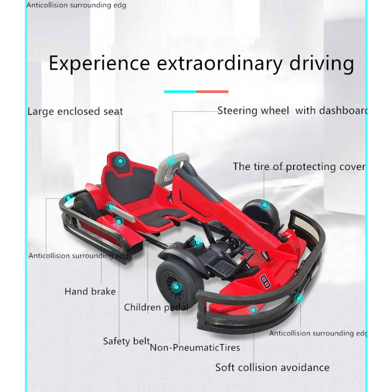 Amusement Park Pedal Go Kart f - Go Kart Pedal Kids 评论和价格