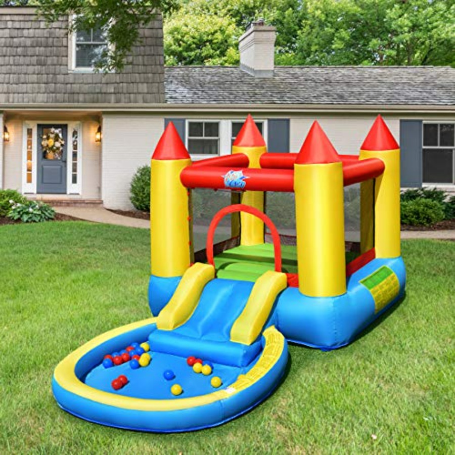 Outdoor backyard inflatable bo - Kids Outdoor Bounce House 评论和价格