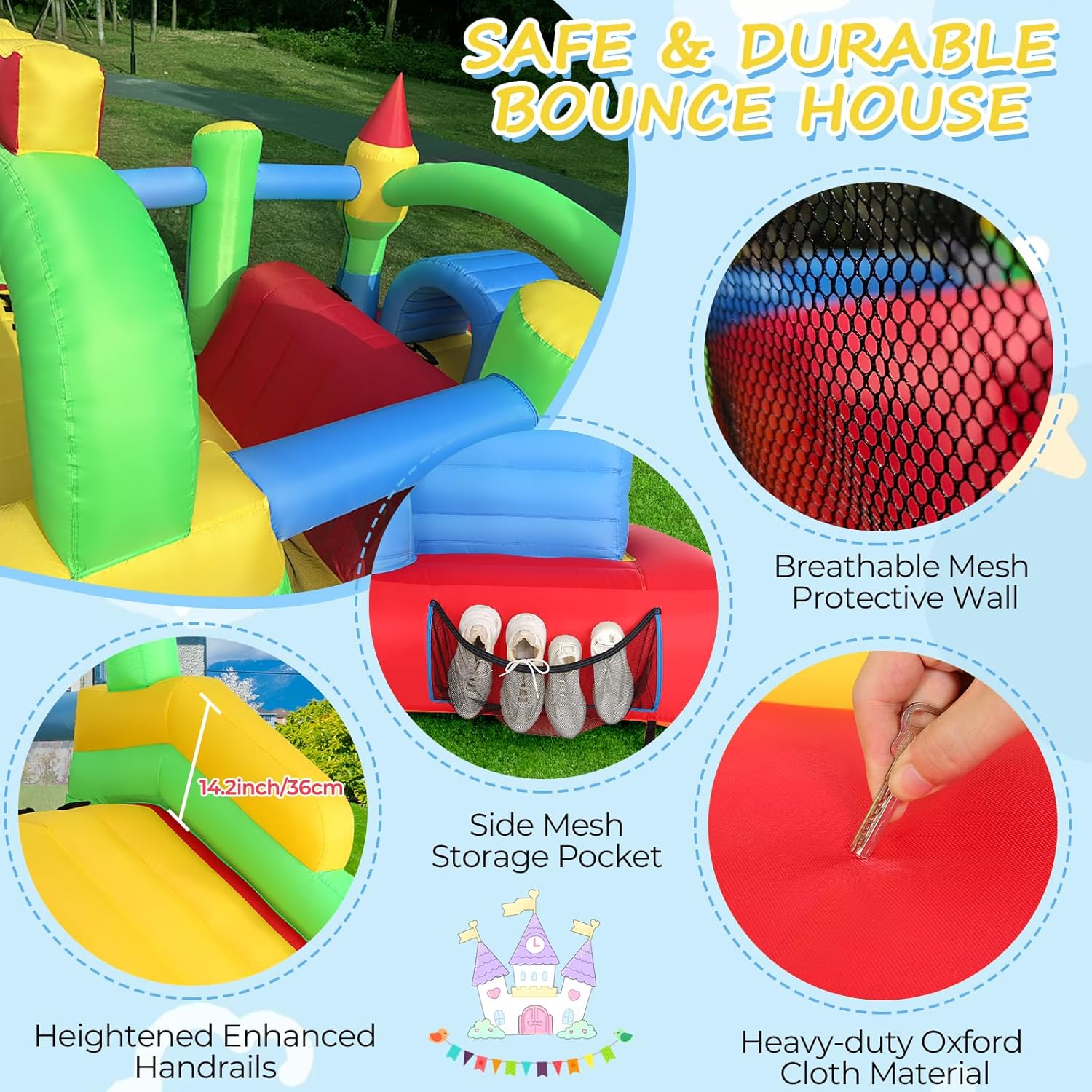 KF Inflatable Obstacle Course  - Kids Outdoor Obstacle Course 评论和价格
