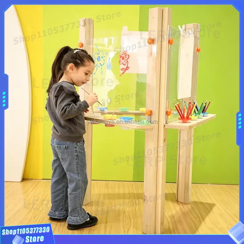 KANGYA SS50 Wooden Kids Art Ea - Kids Outdoor Easel 评论和价格