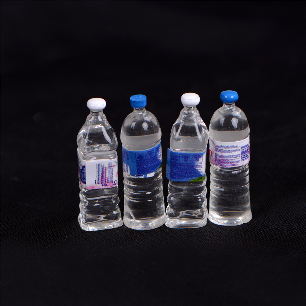 4 PCS mini Mineral water bottl - Kids Outdoor Mud Kitchen Accessories 评论和价格