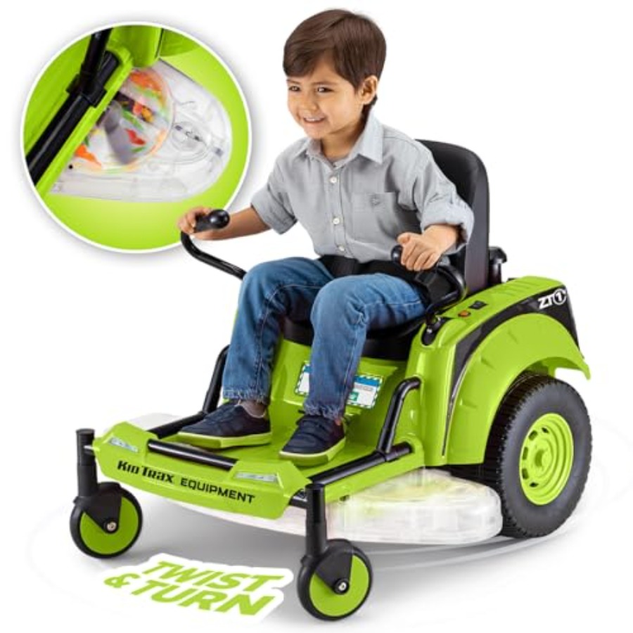 Kid Trax 12V Zero Turn Lawn Mo - Kids Outdoor Lawn Mower 评论和价格