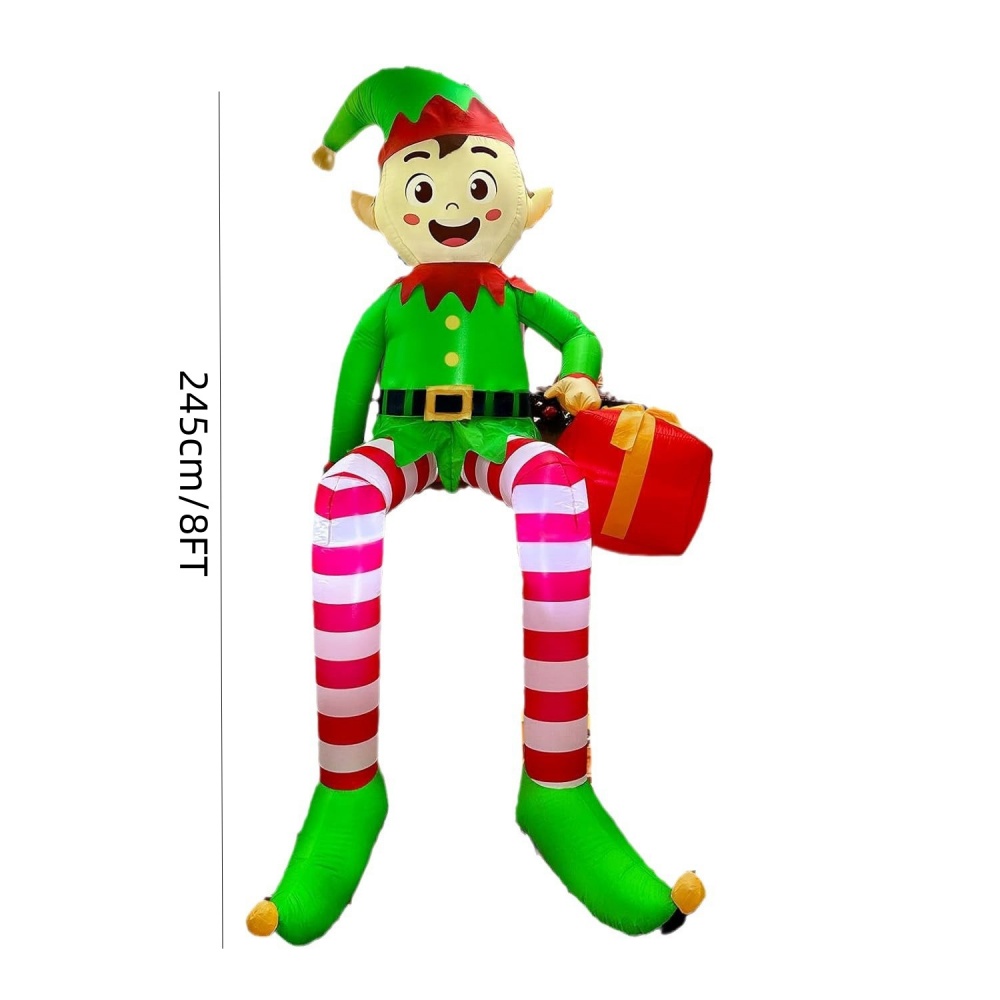 8FT Christmas Inflatables Sitt - Kids Outdoor Garden Toys 评论和价格