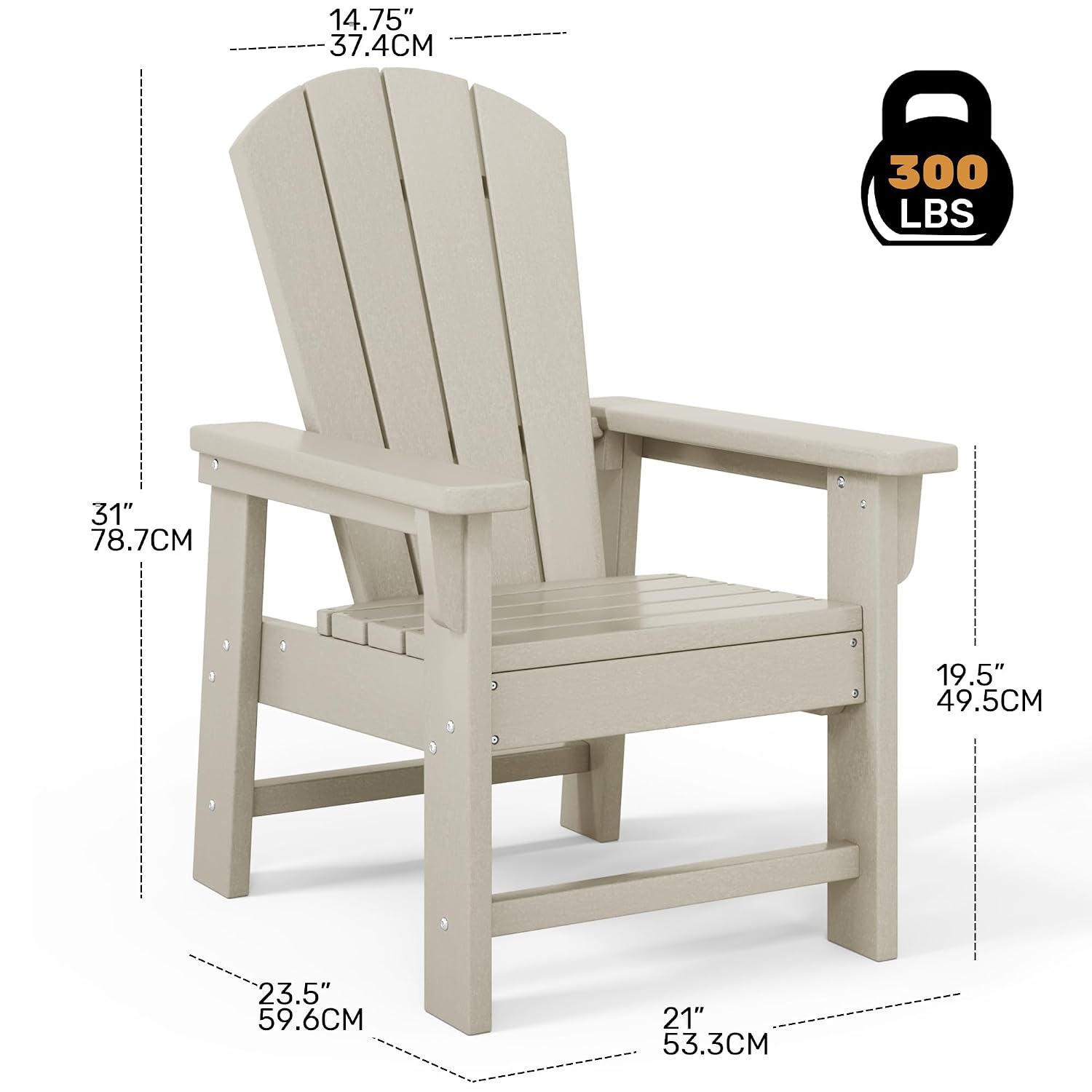 Kids Outdoor Chair Set of 2, T - Kids Outdoor Loungers 评论和价格