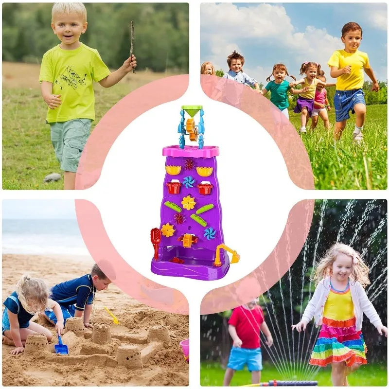 Water Table for Kids Double-Si - Kids Outdoor Learning Activities 评论和价格