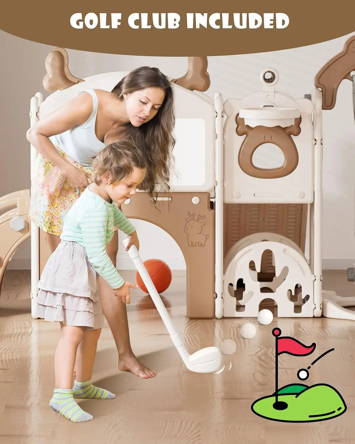 13-in-1 Toddler Slide and Swin - Kids Outdoor Slide Set 评论和价格