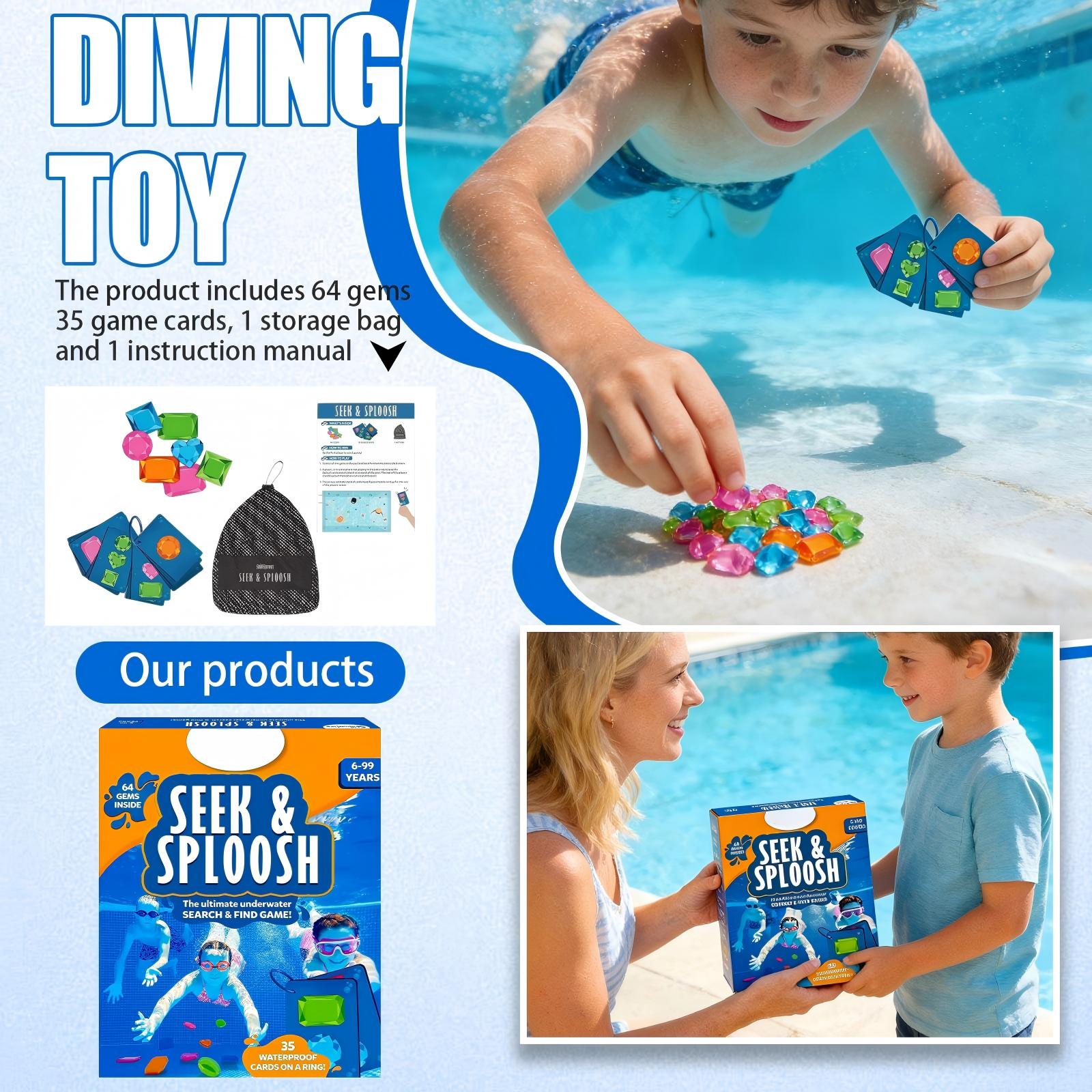 1/2/3/5Set Underwater Dive Gem - Kids Outdoor Learning Activities 评论和价格