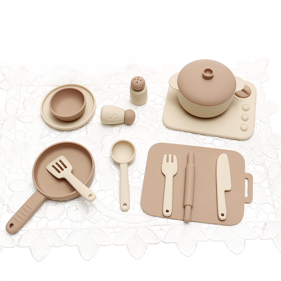 13 Pcs Set Silicone Cooking Pl - Kids Outdoor Mud Kitchen Accessories 评论和价格