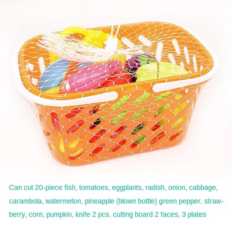 Cutting Play Food Set For Kids - Kids Outdoor Mud Kitchen Accessories 评论和价格