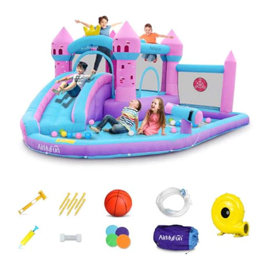 Backyard inflatable waterslide - Kids Outdoor Bounce House 评论和价格