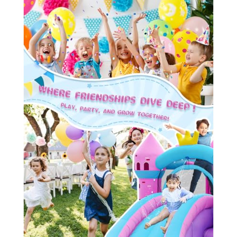 Backyard inflatable waterslide - Kids Outdoor Bounce House 评论和价格