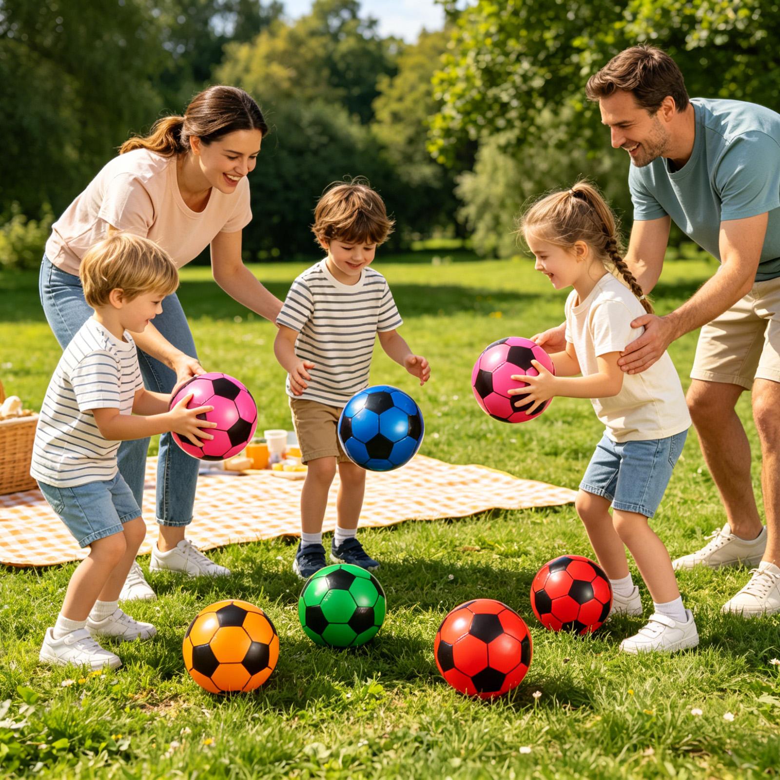 Soccer Ball Inflatable 6 Piece - Kids Outdoor Garden Toys 评论和价格