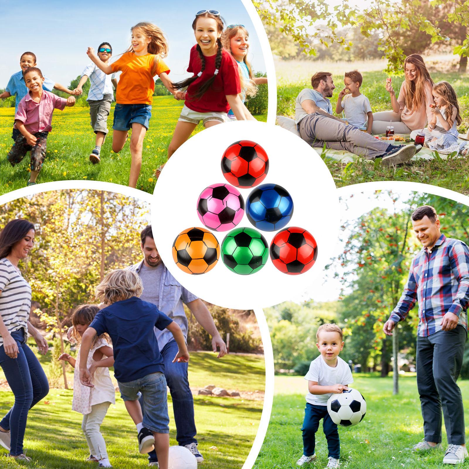 Soccer Ball Inflatable 6 Piece - Kids Outdoor Garden Toys 评论和价格