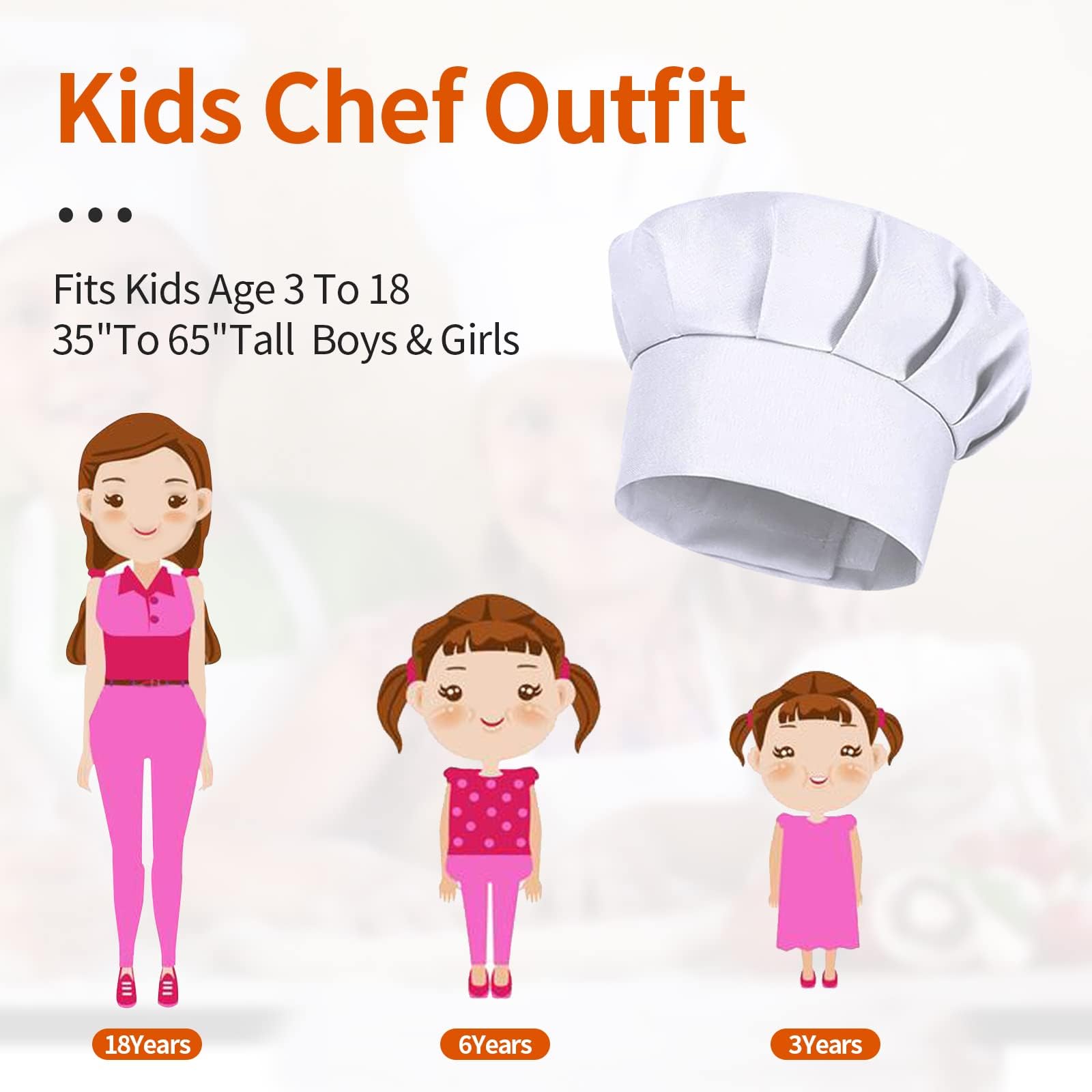4PCS White Party Cap Hat Costu - Kids Outdoor Mud Kitchen Accessories 评论和价格
