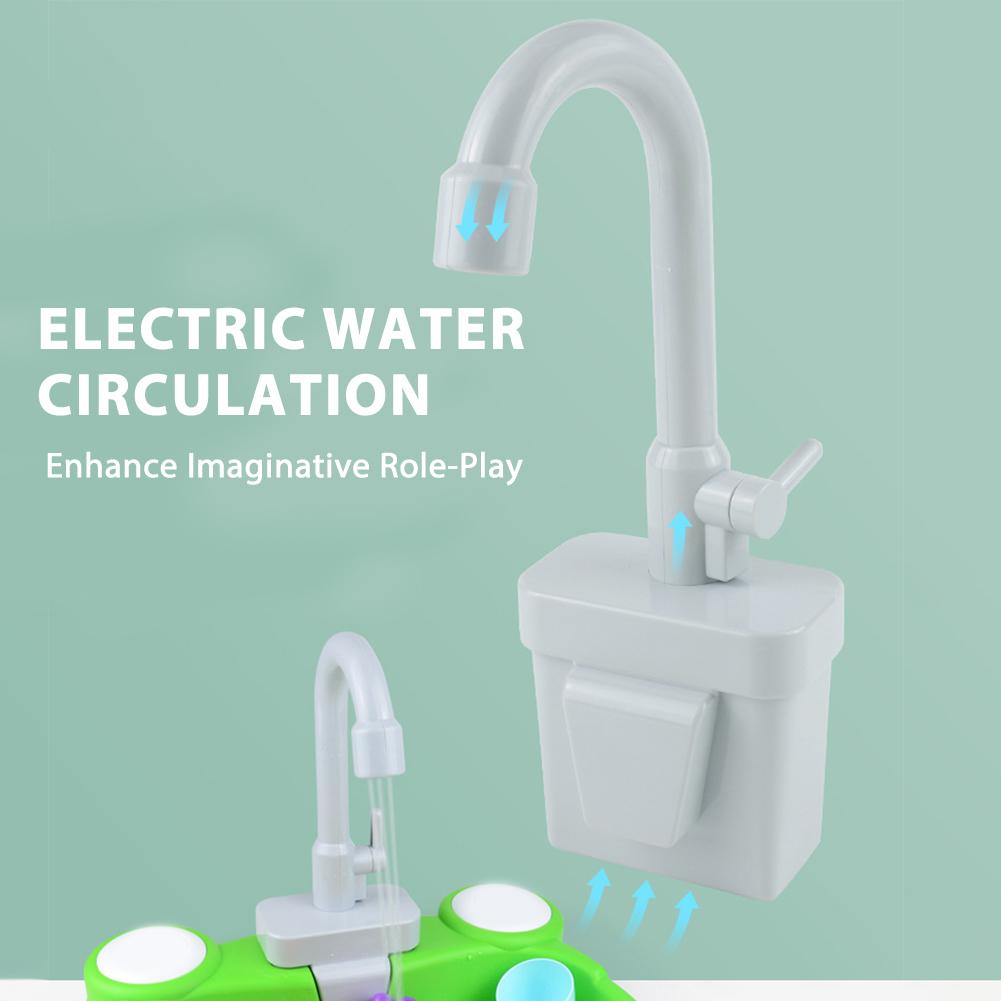 Pretend Play Kitchen Faucet Re - Kids Outdoor Mud Kitchen Accessories 评论和价格